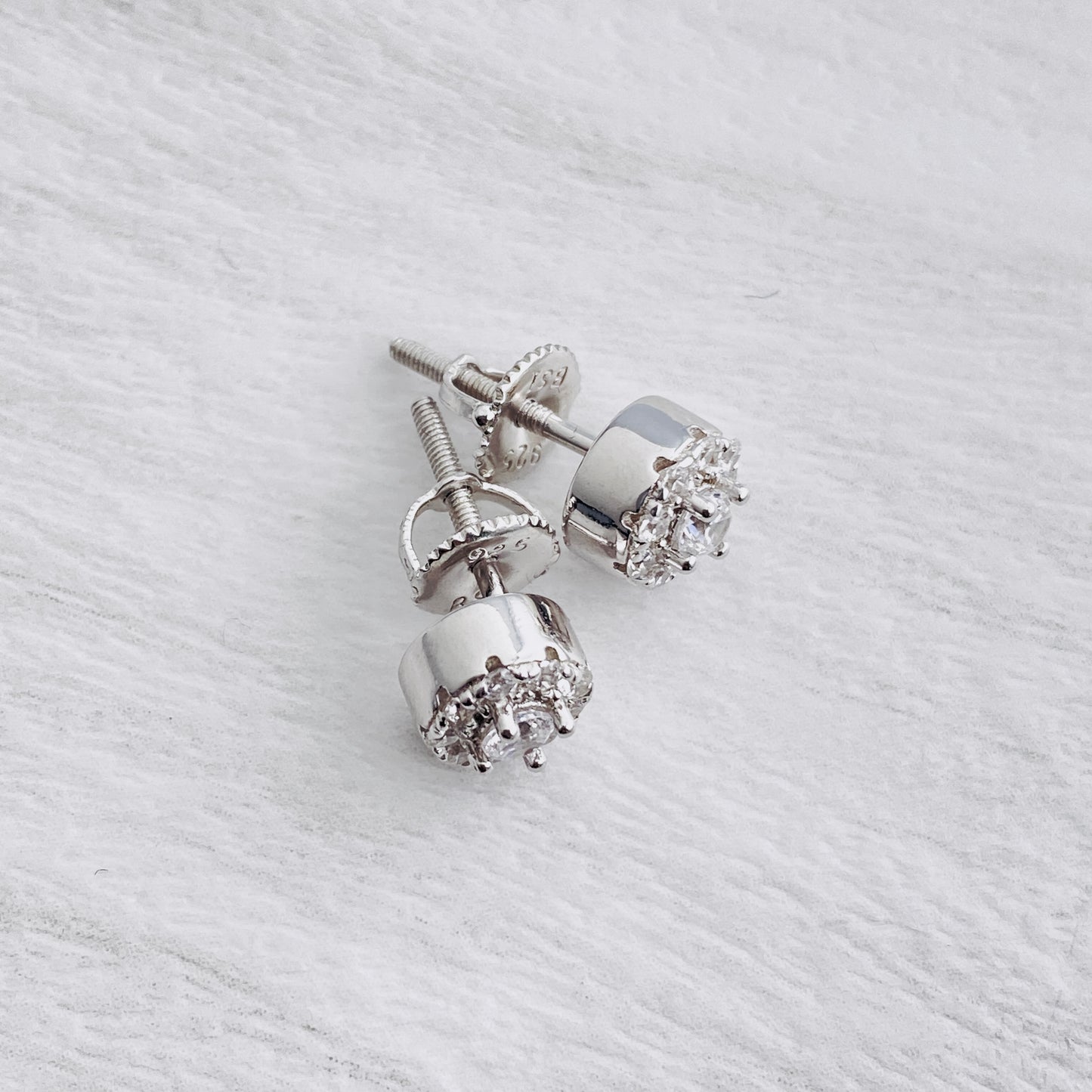 Vintage Floral Cluster Studs