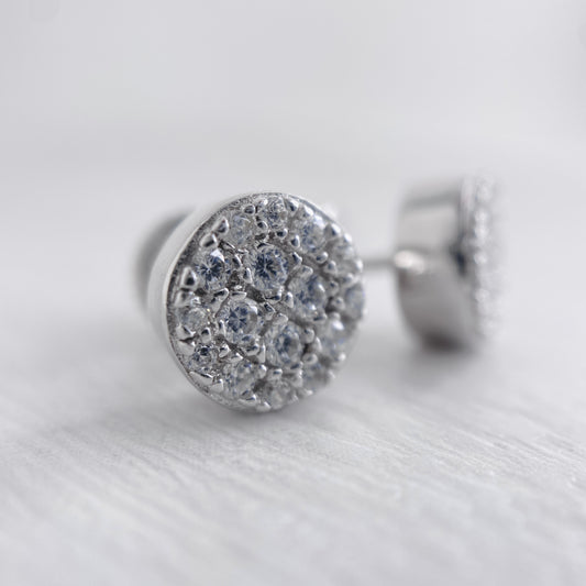 Classic Round Cluster Pave Studs