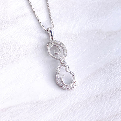 Infinite Love Pave Pendant