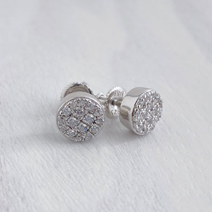 Classic Round Cluster Pave Studs