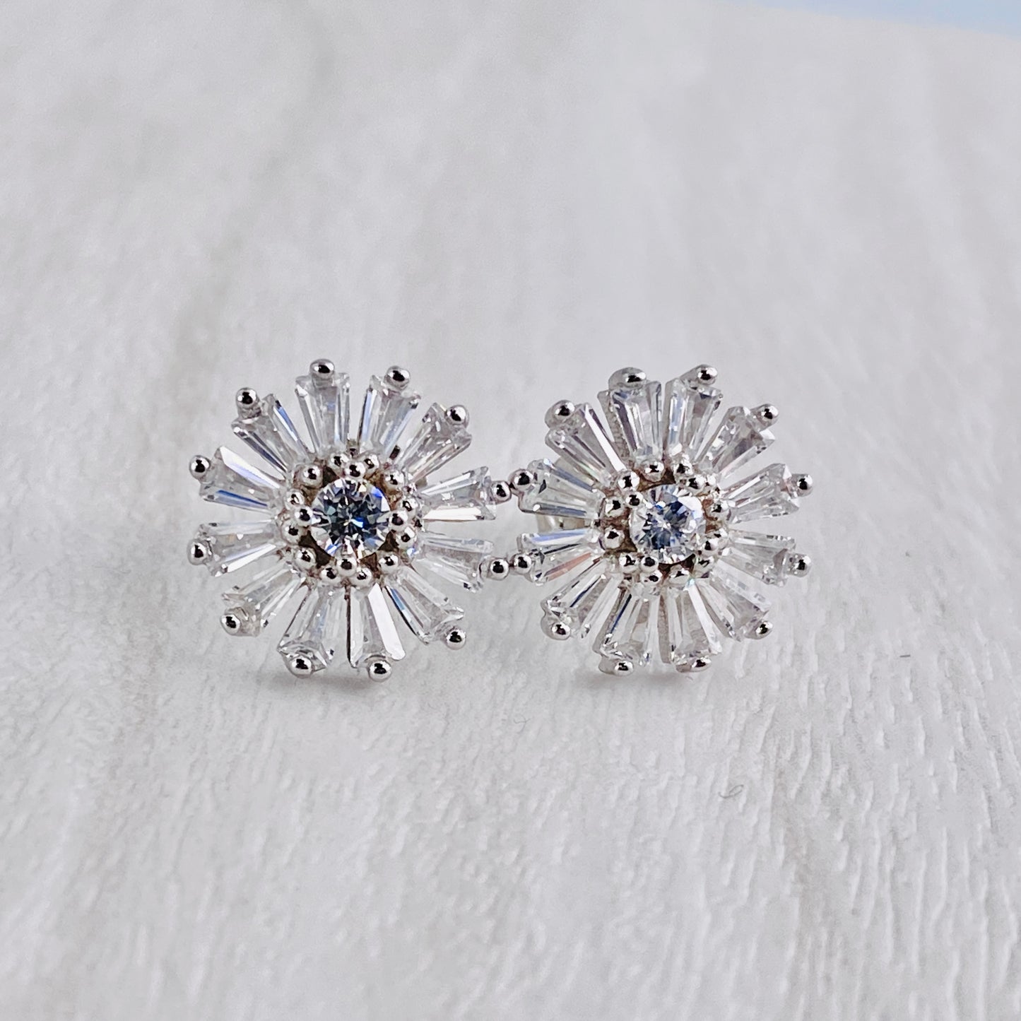 Sunflower Baguette Studs