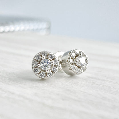 Vintage Floral Cluster Studs